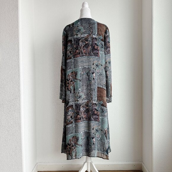 Y2K LIGHTWEIGHT SAFARI PRINT CARDIGAN‎ - Picture 7 of 7